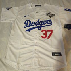 Dodgers Teoscar Hernandez white WC Jerseys 