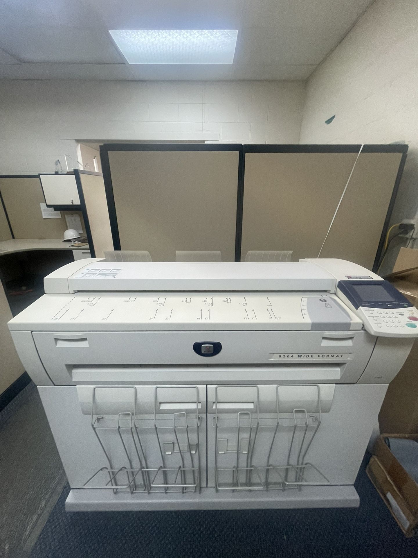 Xerox 6204 Wide Format Printer W/ Toner