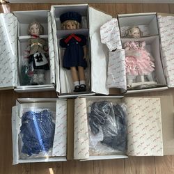 Shirley Temple Vintage Doll And Clothes Collection New In Box