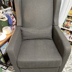 Recliner Glider, Gray