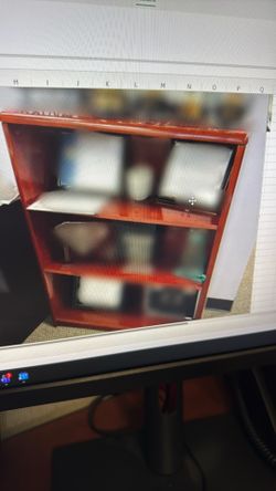 wooden shelf