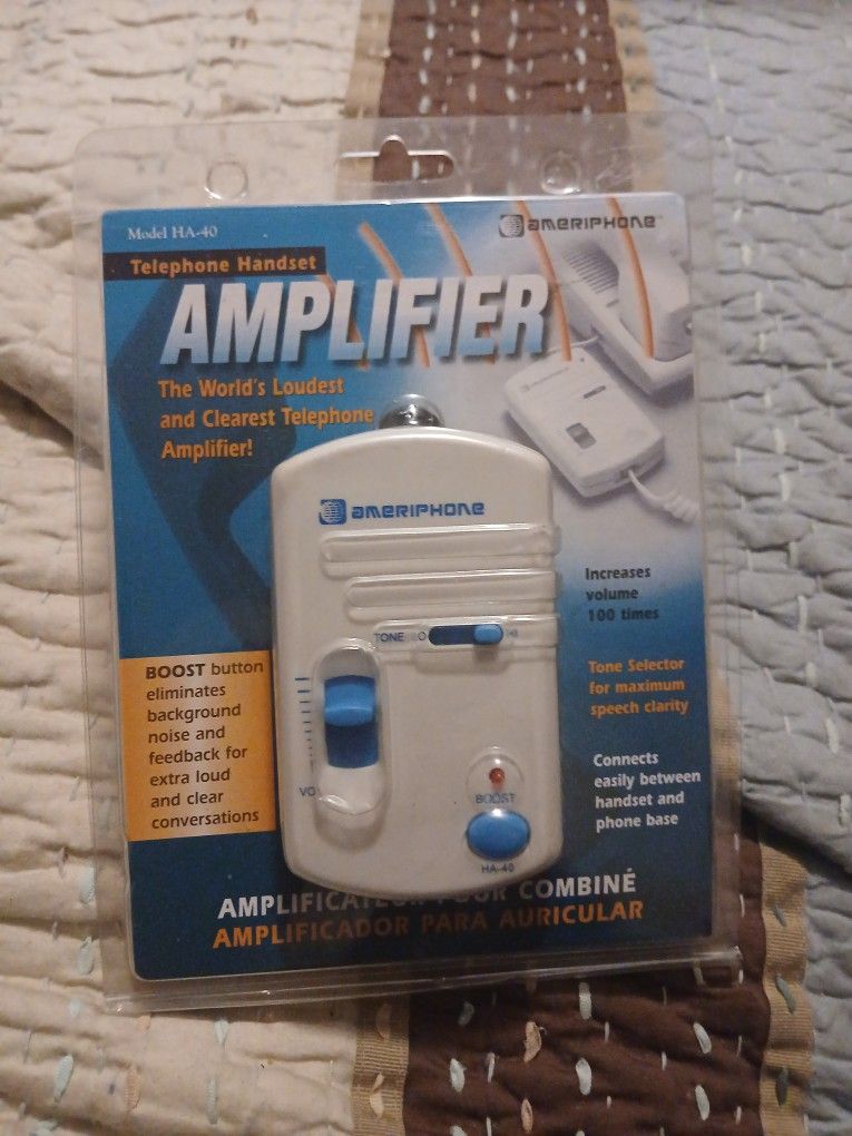 Amplifier For Telephone Handset - Ameriphone HA-40