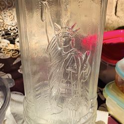 Statue of Liberty glass vase
