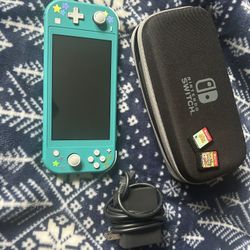 Nintendo Lite , Games Case & Charger 