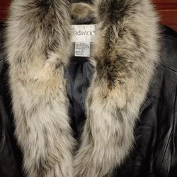 Leather and Fox Coat