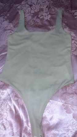 Beige Sleeveless Bodysuit