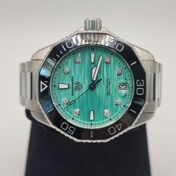 ​TAG Heuer Aquaracer Professional 300 Light Blue WBP231K Diamond Automatic Watch