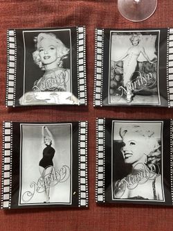 Marilyn Monroe Decorative Dishes And Canvas 