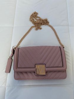 Victoria’s Secret blush pink/gold crossbody bag