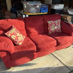 Red Couch Set