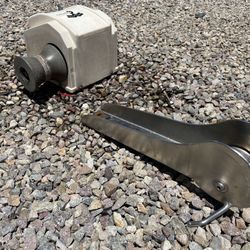 Powerwinch Anchor Windlass With Stainless Bow Roller Nice Works Good 