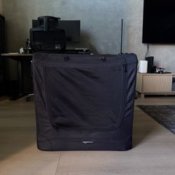 Medium Portable Pet Dog Crate Carrier And Memory Foam Dog Bed