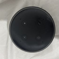 Black Alexa Echo Dot