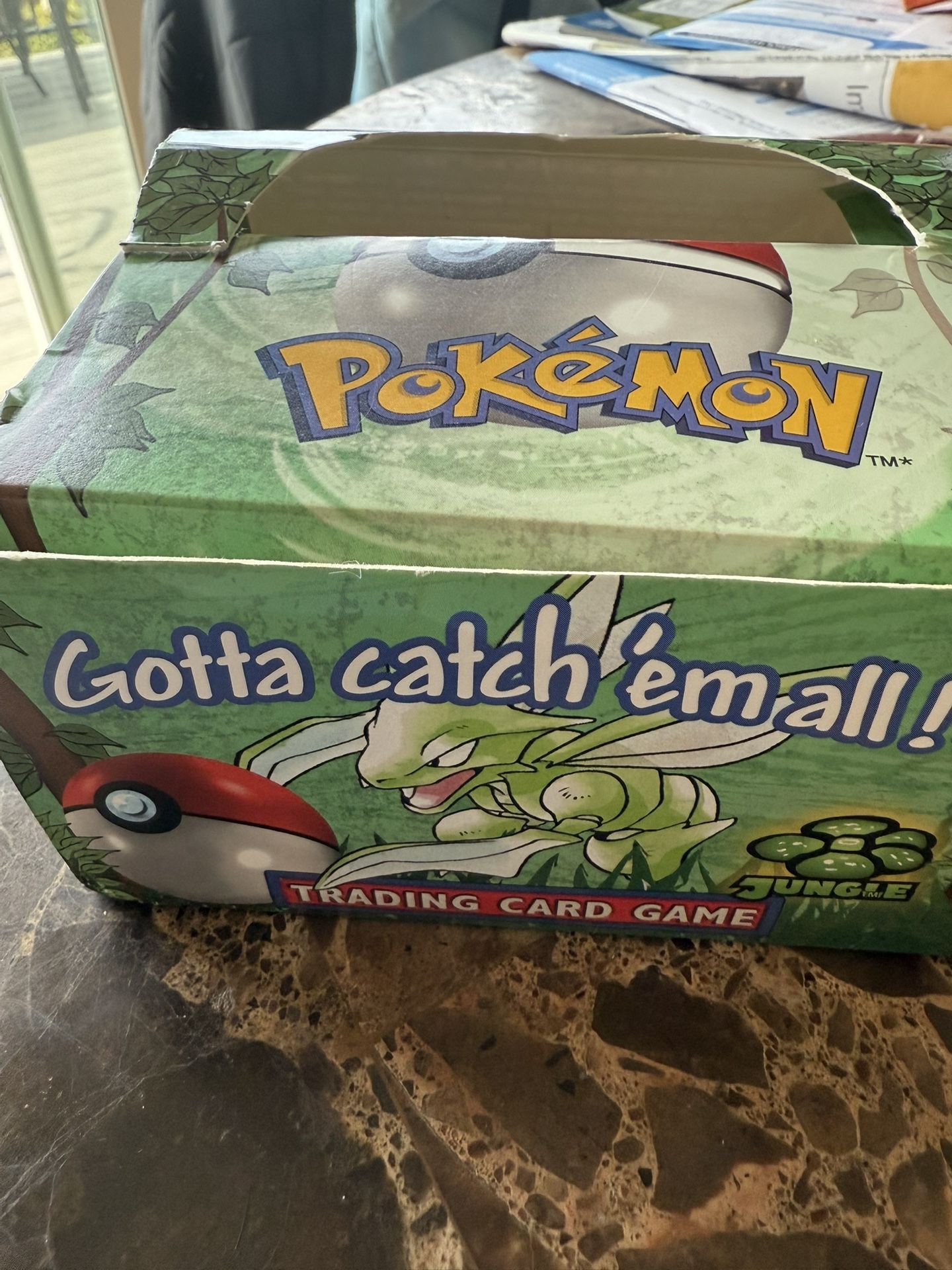 Pokemon Vintage Jungle booster Box (no Cards Empty Box)