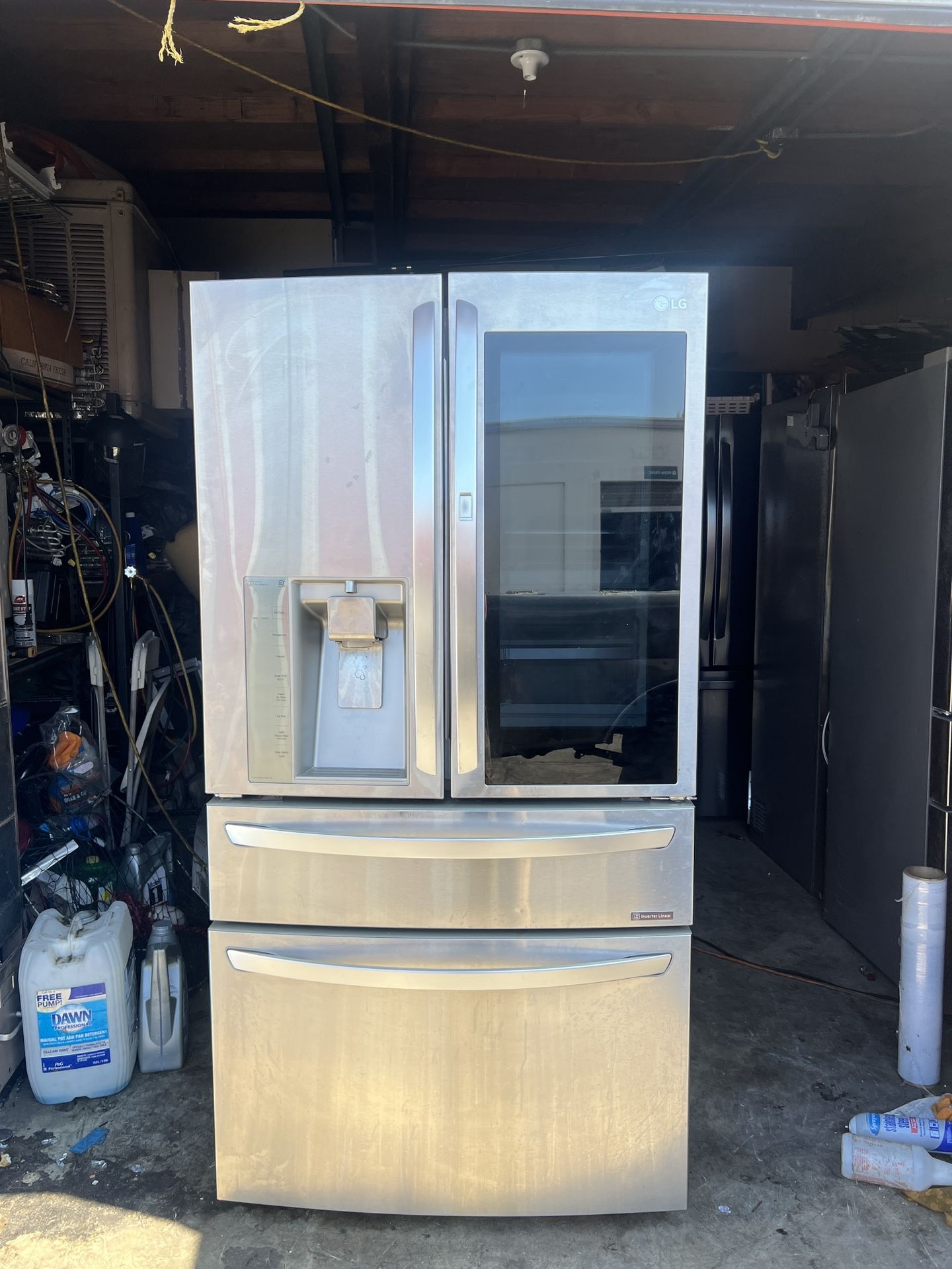 Lg French Door Refrigerator Stainless Steel ( Instaview / Counter Depth