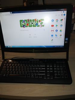 All-in-one desktop system, Monitor included