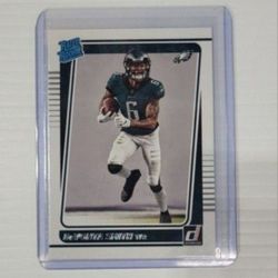 🏈 2 Card Lot - WR DeVonta Smith ROOKIE Cards 