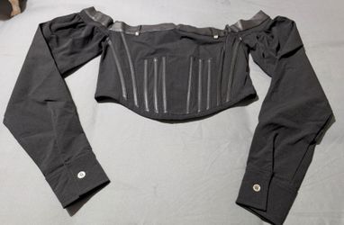 Maniere De Voir Long Sleeve Corset Top Size 6