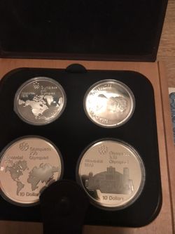 Stering silver Olympic coins