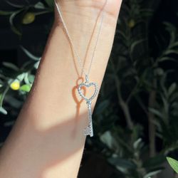 Tiffany And Co Twist Heart Necklace Only Wore One Time 