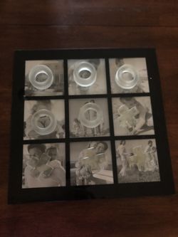 tic tac toe picture frame