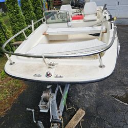 Wahoo 14 Ft Boat And Trailer