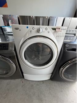 Whirlpool electric dryer with the pedestal included