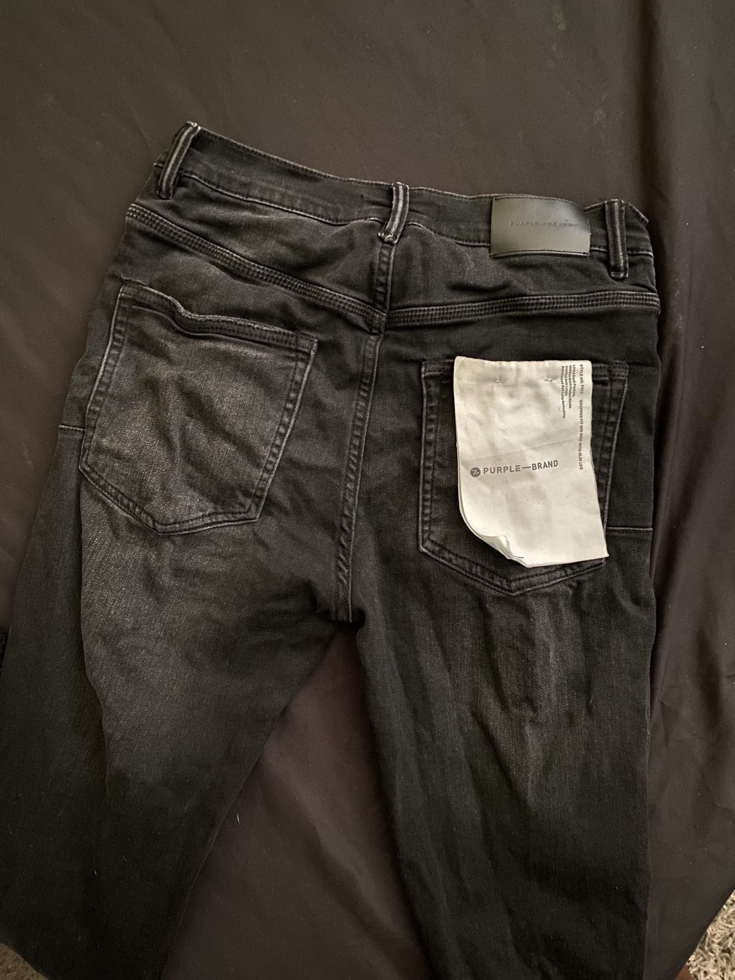 Black Purple Jeans