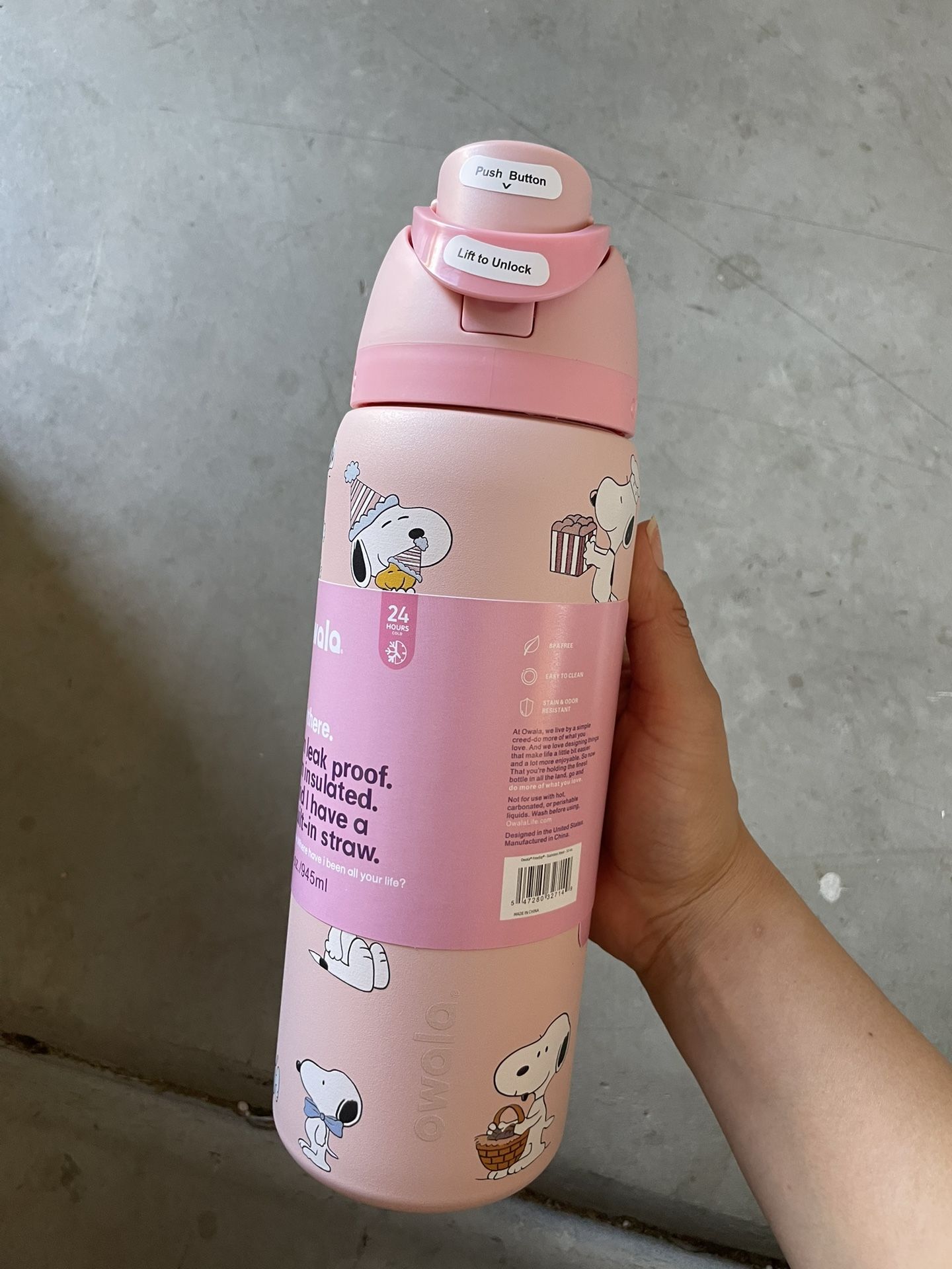 32oz Snoopy Owala