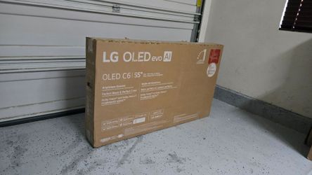 New 55 Inch LG Oled LG C6 Smart TV 4K UHD with 165 Hz refresh rate. Brand new in the box.