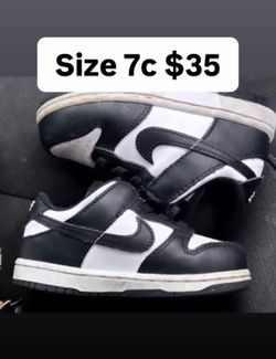 Nike panda dunks size 7c