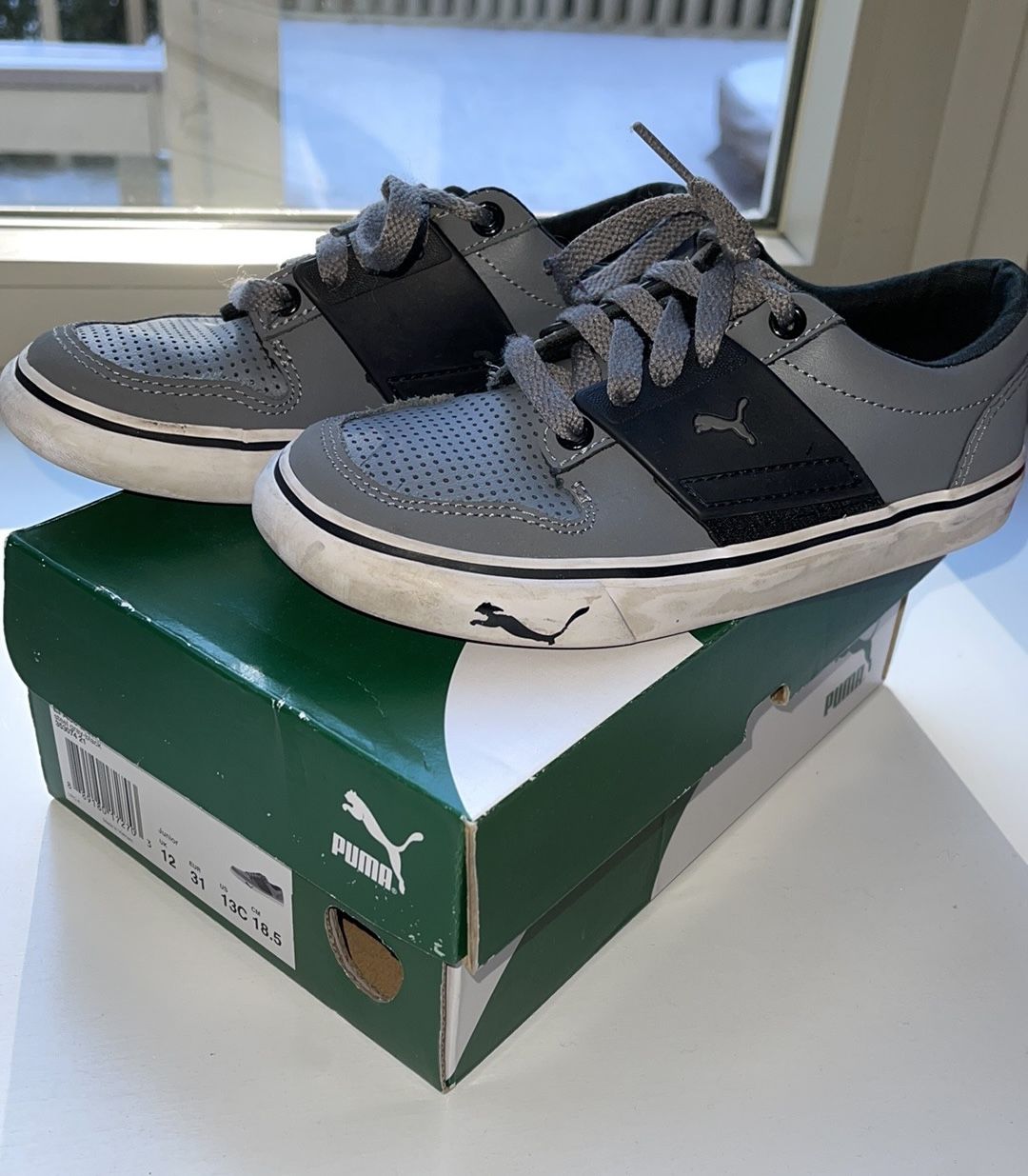 Puma Gray-black Sneakers For Boys (13)