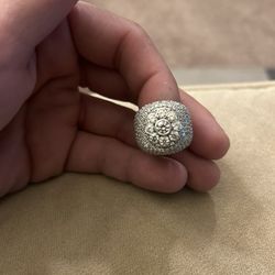 White Topaz Ring In Silver 