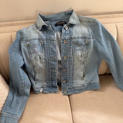 Women 99% cotton denim jacket Medium