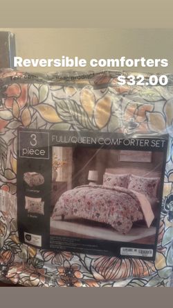 Full/Queen Reversible Comforters