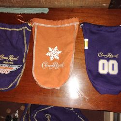 Rare Crown Royal Bags , Seasonal , Lakers , And Nascar 