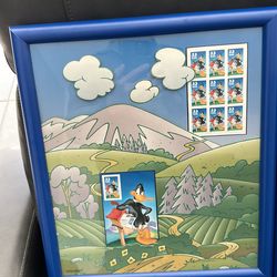 Two FRAME  Wile E Coyote  and DAFFY  for 30 dollars