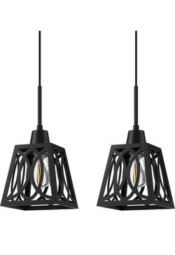 2 Pack 1 Light Rustic Farmhouse