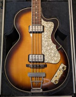 Hofner Club Bass 500/2 With Flight Case And Extras Stored Since 2002