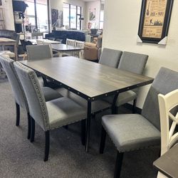 Dining Table 6 Chairs 