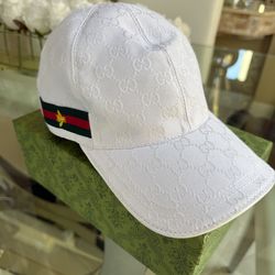 White Gucci hat