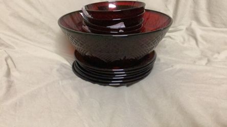 Cristal D’Arques Ruby Red Dinnerware
