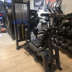 Dual adductor/ abductor gym equipment exercise fitness workout weight machine