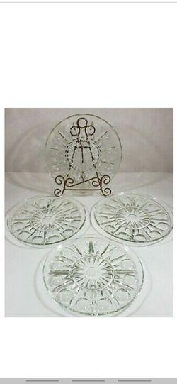 Princess house crystal Regency pattern 6" bread and butter plate