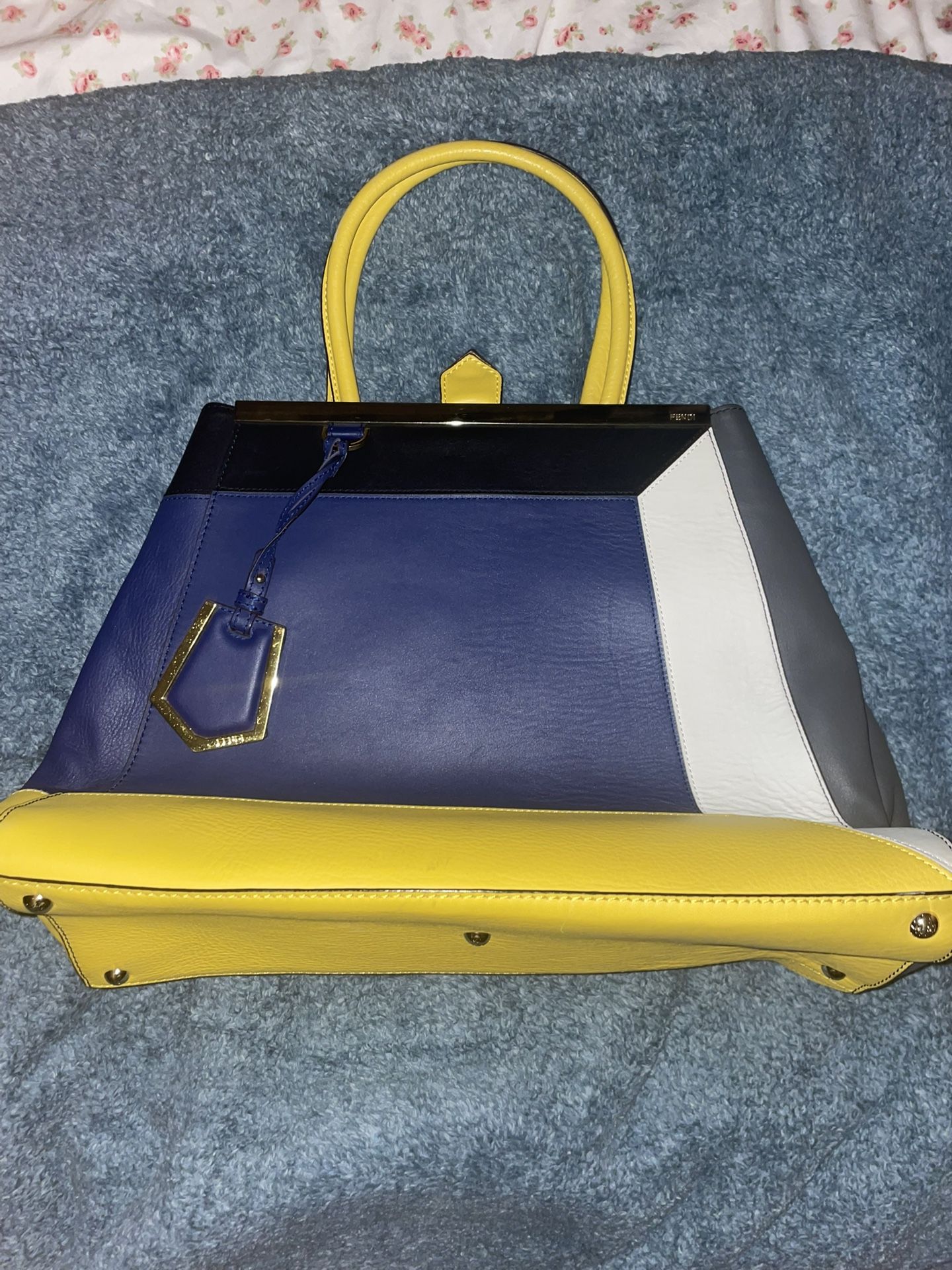 Fendi Colorblock Tote Bag