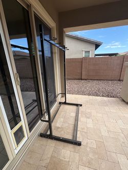 Bicycle standing rack