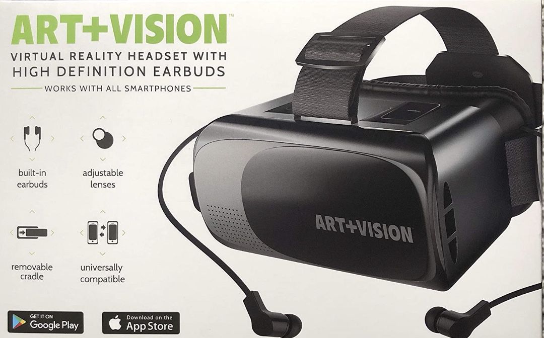 Virtual Reality Headset With High Definition Earbuds