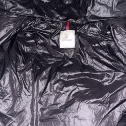 Moncler Coat Black Red White 