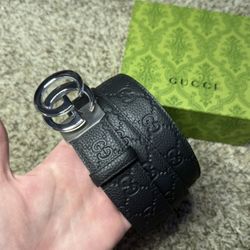 Black Gucci Belt