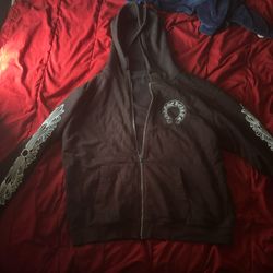 chrome hearts zip up